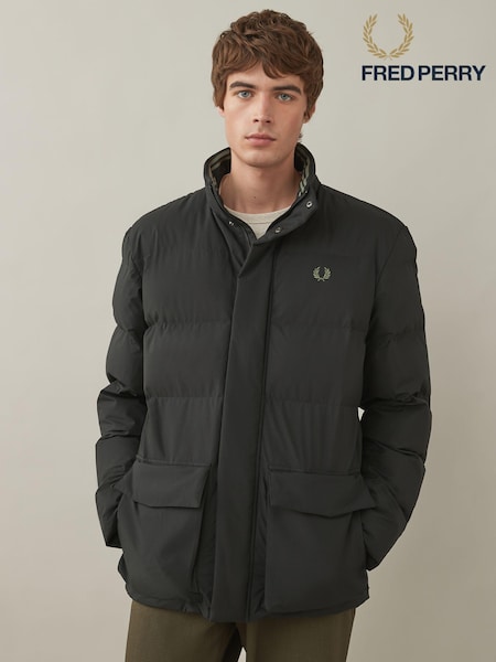 Fred Perry Black Padded Jacket (975557) | €146