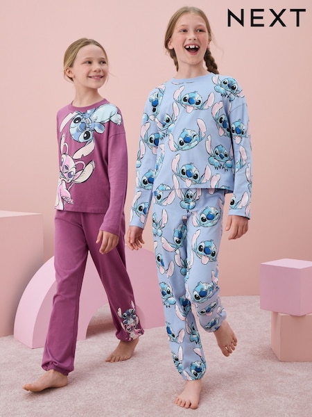Blue/ Purple Lilo and Stitch License Pyjamas 2 Pack (3-16yrs) (975809) | €45 - €54