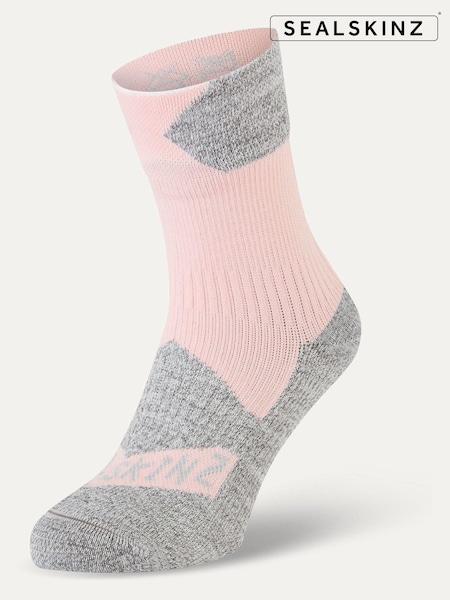 Sealskinz Pink Bircham Waterproof All Weather Ankle Length Socks (976252) | €47