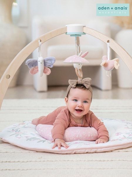 aden + anais Pink Girl 100% Cotton Discover Ma Fleur Activity Gym (976355) | €114