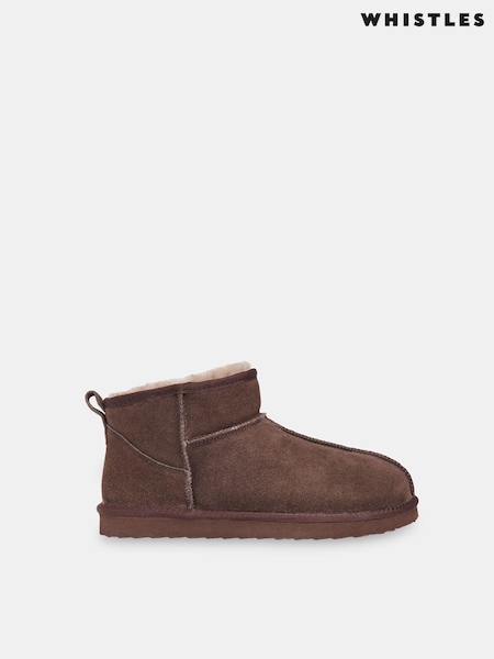 Whistles Nude Mable Slipper Boots (976365) | €107