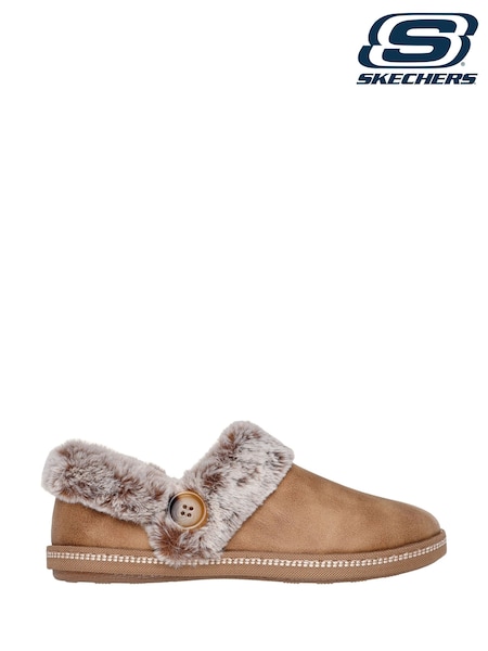 Vaaleanruskea - Skechers Cosy Campfire Fresh Toast Womens Slippers (976828) | €61