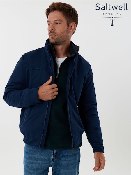 Blå - Regular Saltwell Showerproof Fleece Lined Jacket