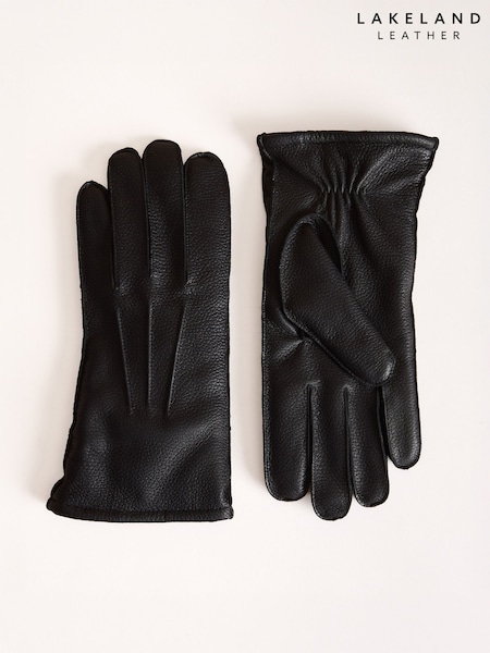 Svart - Regular Lakeland Leather Jack Gloves