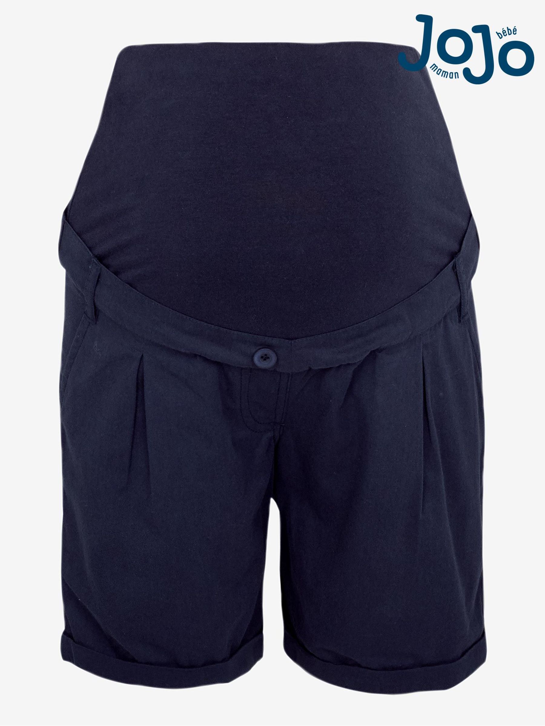 navy blue maternity shorts