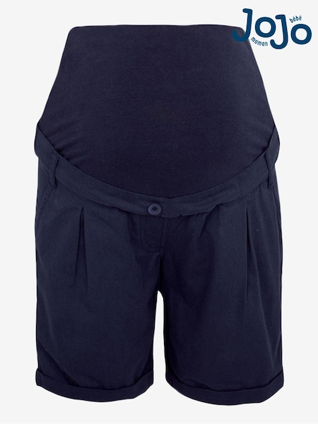 JoJo Maman Bébé Navy Maternity Chino Shorts (978579) | €59
