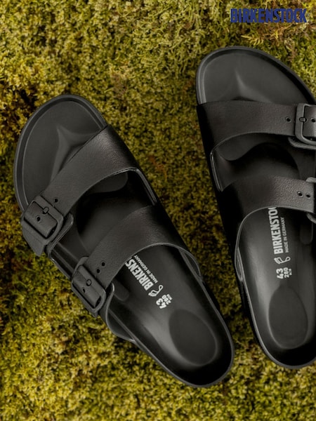 Birkenstock Black Arizona EVA Crocus Sandals (979301) | LEI 372