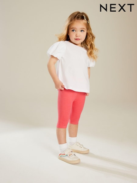 Bright Pink Cropped Leggings (3mths-7yrs) (979363) | €3 - €6