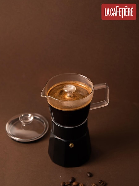 La Cafetière Black 6 Cup Glass Espresso Maker (980549) | €93
