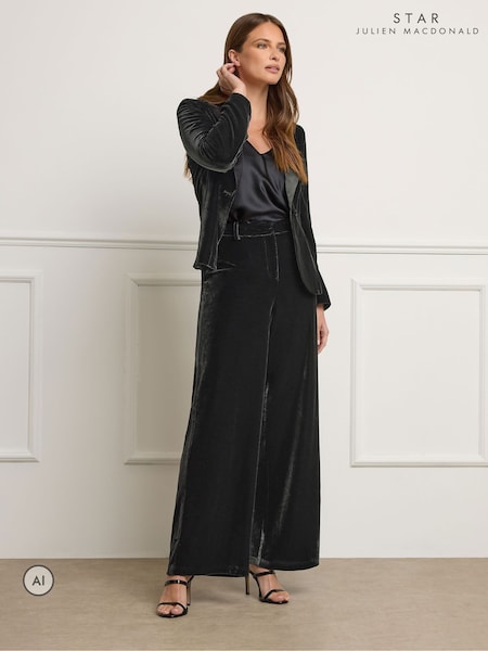 Nero - Star By Julien Macdonald Velvet Trousers