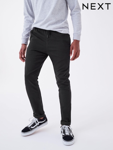 Negru - Striații talie elastică Pantaloni (3-16yrs) (981082) | 104 LEI - 142 LEI