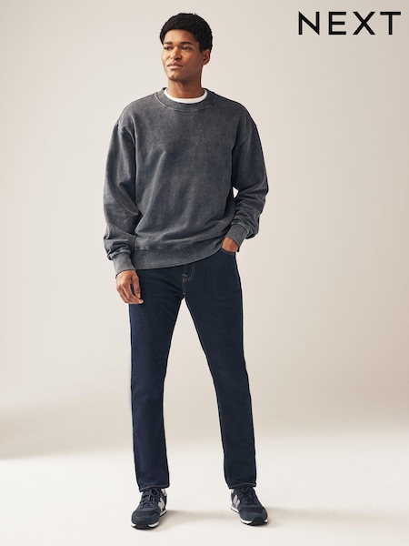 Blue Indigo Rinse Single Slim Fit Classic Stretch Jeans (981200) | $43 - $44