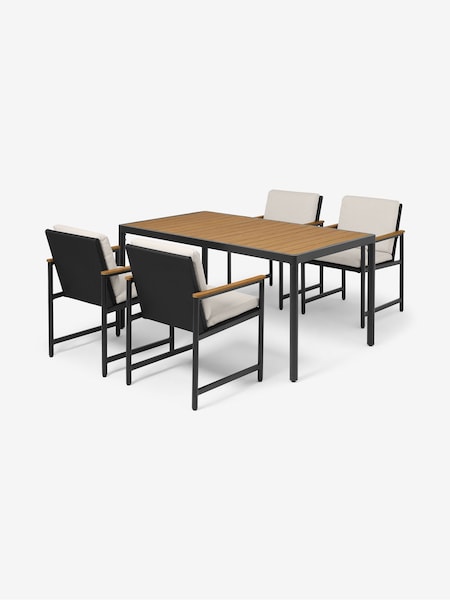 MADE.COM Grey Sassari Garden 4 Seater Dining Set (981511) | €946