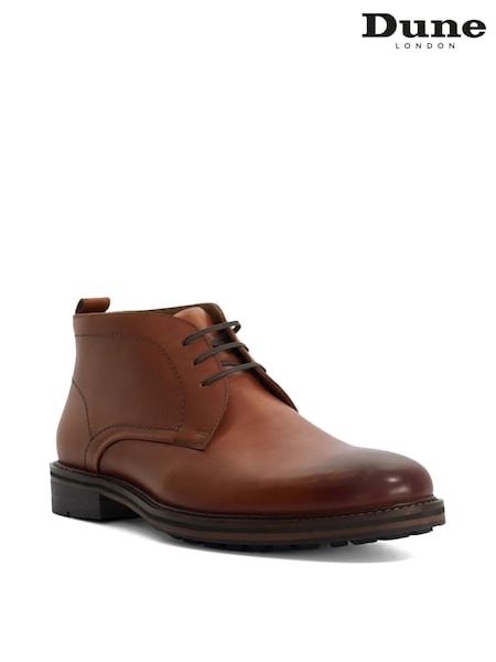 Marrón oscuro - Standard Fit Dune London Charleys Ankle Boots