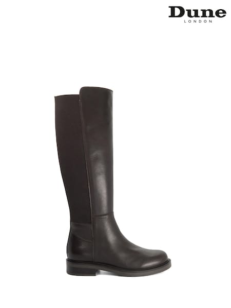 Brown - Dune London Tallos Knee High Boots