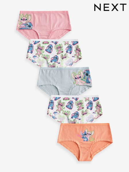Modra/oranžna - Lilo And Stitch Hipster Briefs 5 Pack (2-16yrs) (981980) | € 14 - € 19