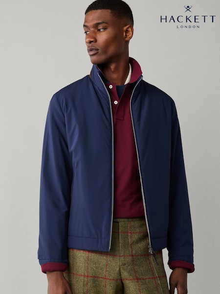 Mėlyna - Regular Hackett Lightweight Blouson Coats