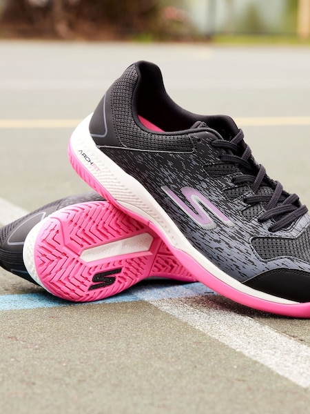 Skechers Black Viper Court Pickleball Trainers (983450) | 220 QAR
