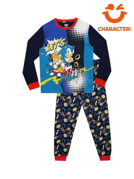 Character Sonic The Hedgehog 100% Cotton Pyjamas (983790) | ‏94 ر.ق.