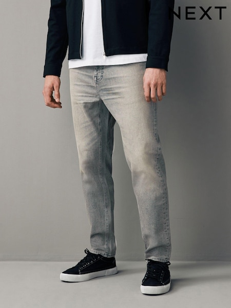 Mid Grey Tint Regular Fit Vintage Stretch Authentic Jeans (983963) | AED65