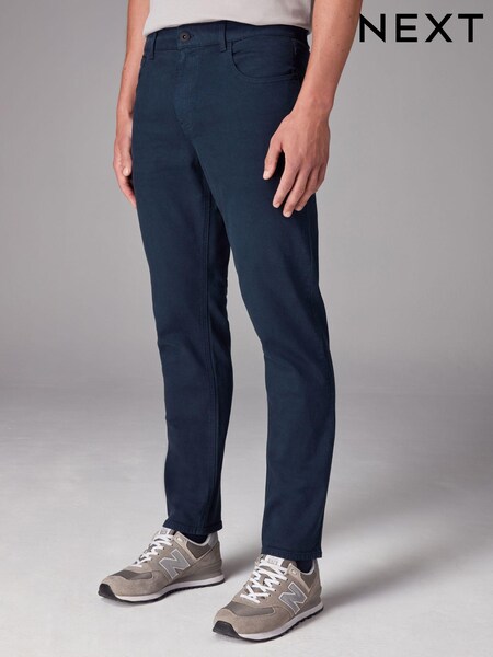 Dark Blue Slim Fit Soft Touch Coloured Stretch Jeans (984099) | €14.50