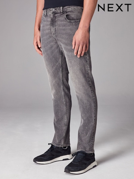 Grey Washed Slim Fit Classic Stretch Jeans (984254) | €19