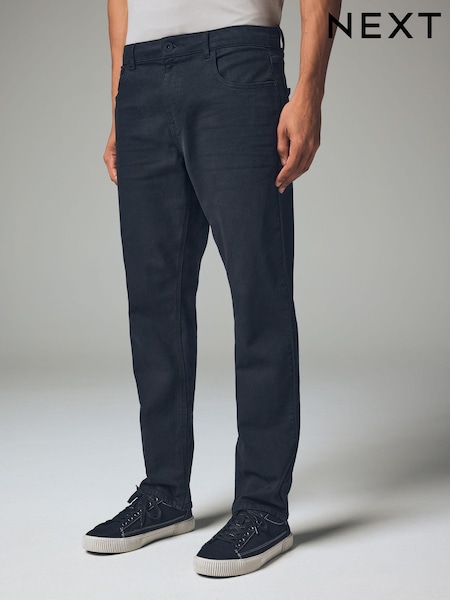 Dark Charcoal Grey Slim Fit Soft Touch Coloured Jeans (984270) | €13