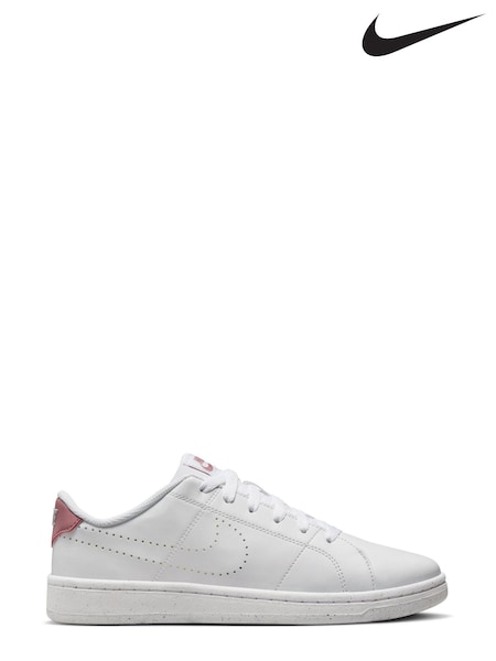 Nike White/Coral Court Royal 2 Trainers (9842M6) | €41.50