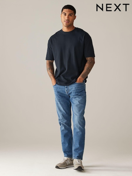 Blue Mid Slim Fit Vintage Stretch Authentic Jeans (984399) | €17