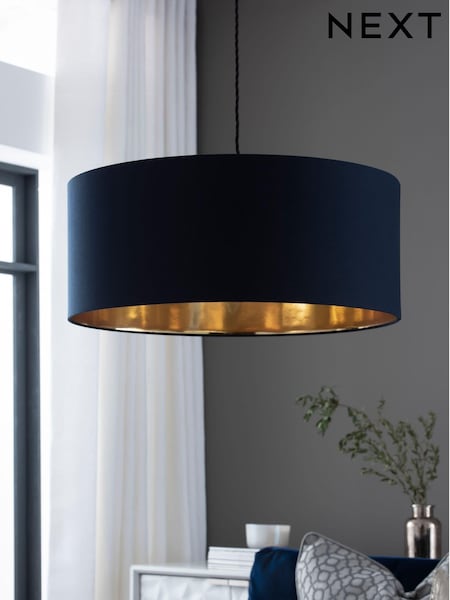 Blue Rico Easy Fit Shade Drum Ceiling Light (984894) | 1,565 UAH