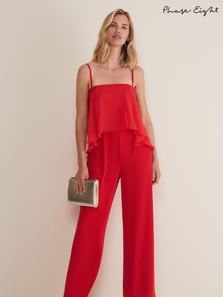Phase Eight Red Anna Wide Leg Jumpsuit (984913) | €89