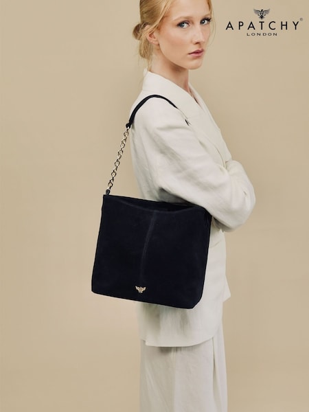 Modrá - Apatchy The Izzie Suede Bag