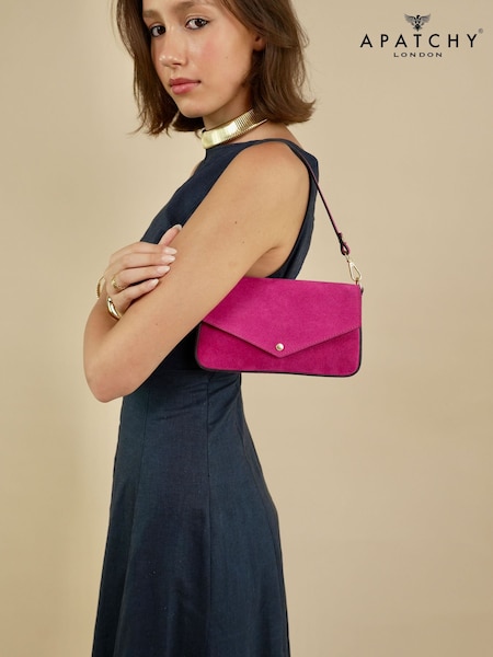 Pink - Apatchy The Munro Leather Shoulder Bag