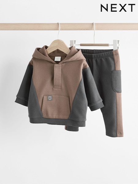 Charcoal Grey Baby Hooded Sweatshirt and Joggers Set (984951) | €23 - €26
