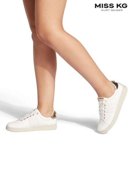 Miss KG Kori Pearl White Trainers (985631) | €113