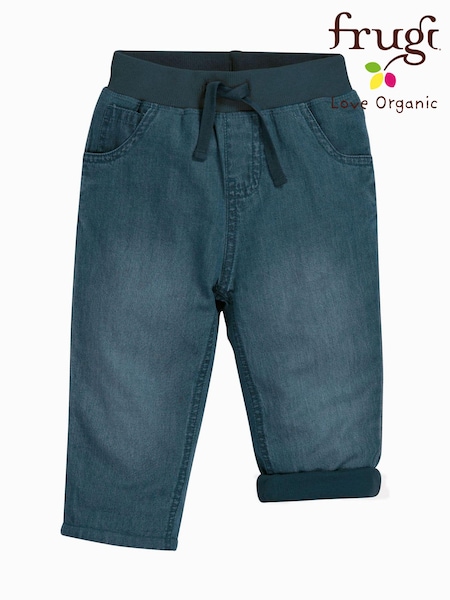Frugi Blue Organic Cotton Light And Soft Lined Chambray Jeans (985941) | 41 € - 44 €