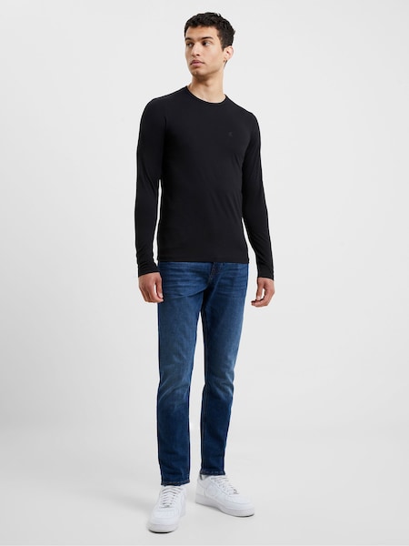 French Connection Black Crew Neck Long Sleeve T-Shirt (985942) | AED105