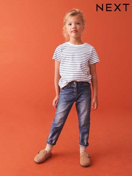 White Stripe T-Shirt (3-16yrs) (986641) | €6 - €11