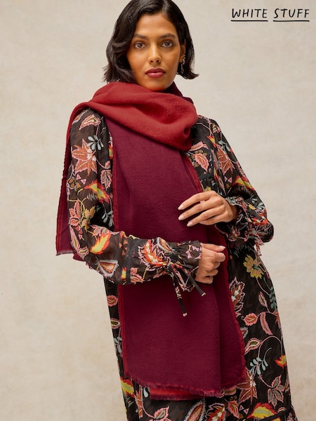 Red - White Stuff Selma Midweight Scarf