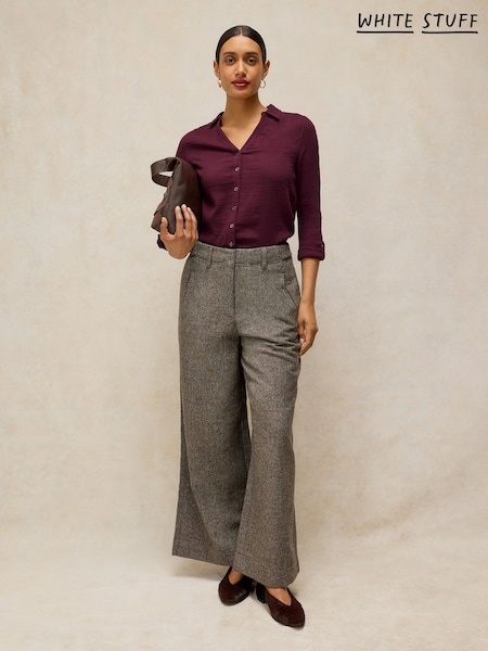 Purple - White Stuff Annie Cheesecloth Shirt