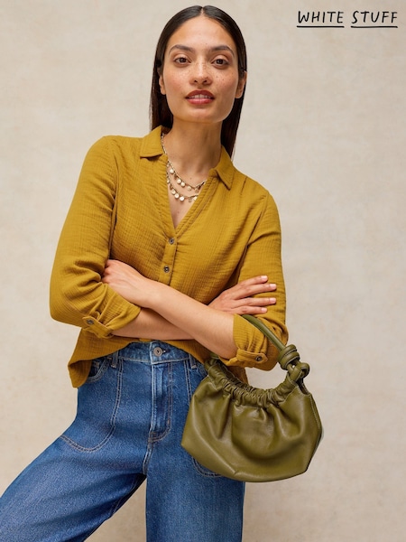 Yellow - White Stuff Annie Double Cloth Shirt