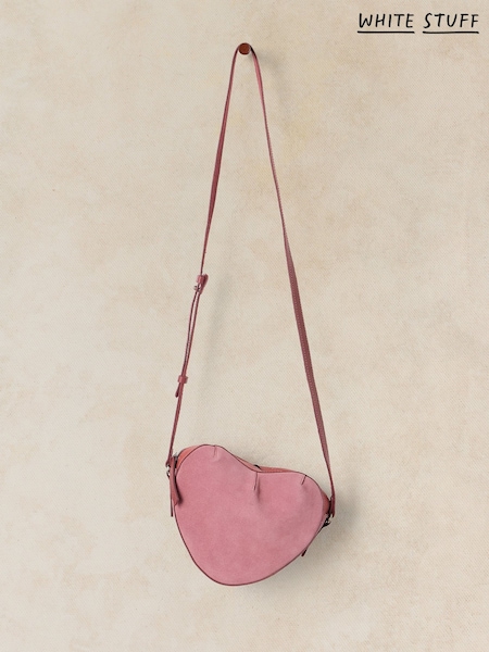 Rose - Sac White Stuff Harriet Cœur en cuir