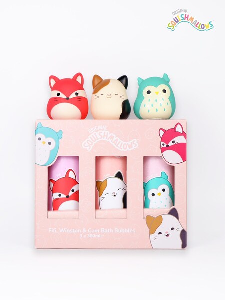 Squishmallows Bubble Bath 3 X 300ml Gift Set