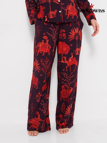 Фіолетовий - Joe Browns Boutique Exotic Boho Print Pyjama Bottoms