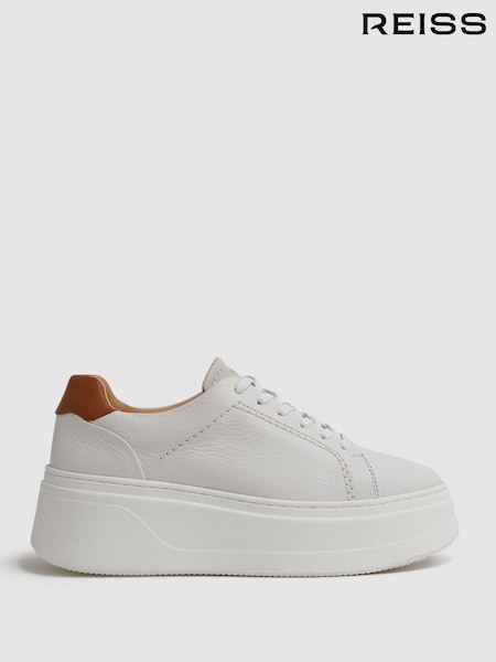 Reiss Connie Chunky Leather Trainers (991223) | ‏1,152‏₪