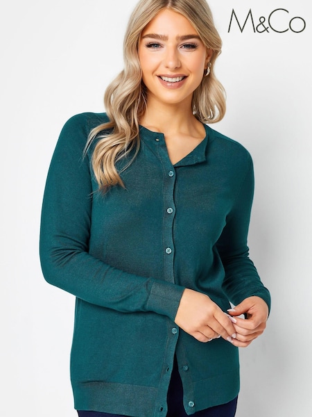 zelena - M&Co Button Up Cardigan (991253) | € 17