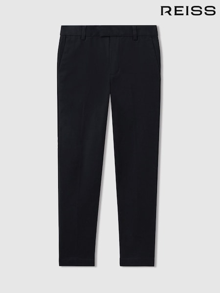 Azul marino - Reiss Eastbury Slim Fit Tapered Chinos (991368) | 60 €