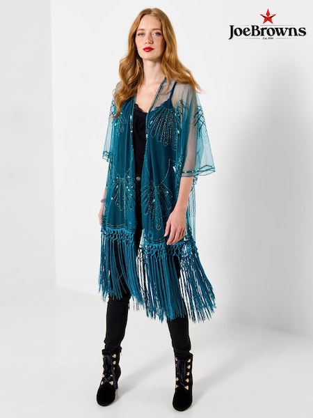Синий - Joe Browns Dazzle Me Darling Kimono Cover-up