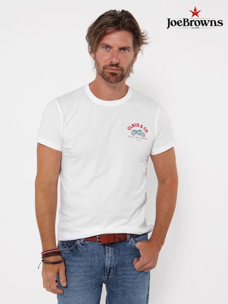 화이트 - Regular Joe Browns Claus & Co T-shirt