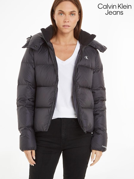 Calvin Klein Jeans Short Black Puffer Jacket (991618) | €133